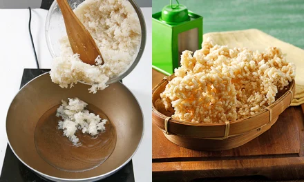 Olahan Nasi Kering Di Jadikan Rengginang Tradisional